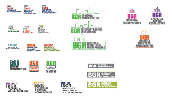 BGR Roofing & Waterproofing - Logo Design