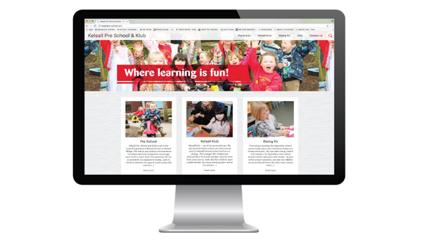 Kelsall Pre School - Website Design & Build