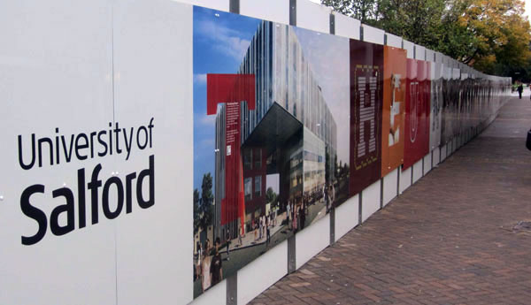 Salford University - Hoarding